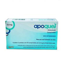 Apoquel 5,4mg Caixa 20 Comprimidos Anti Alergico