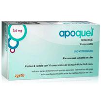 Apoquel Dermatológico Zoetis Para Cães 3,6mg C/20 Comprimidos