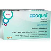 Apoquel Dermatológico Zoetis para Cães - 3,6mg com 20 comprimidos Apoquel Dermatológico Zoetis para Cães - 3,6mg com 20 comprimidos