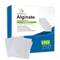 Apósito Sanitizado de Algínato de Calcio para Heridas 10 Parches 10x10 cm Apósito Sanitizado de Algínato de Calcio para Heridas 10 Parches 10x10 cm