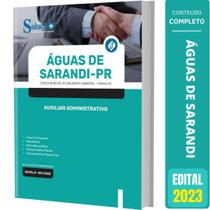 Apostila Águas De Sarandi Pr 2023 - Auxiliar Administrativo