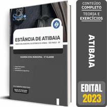 Apostila Atibaia Sp 2023 - Guarda Civil Municipal 3º Classe - Editora Solucao