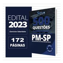 Apostila ATUALIZADA 500 Questões PM SP Soldado Gabaritadas - Ed. Solução