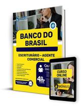 Apostila Banco do Brasil 2024 Escriturário Agente Comercial - Editora Solução