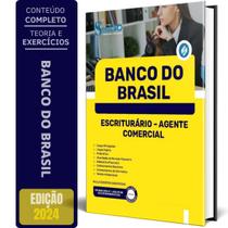 Apostila Banco Do Brasil 2024 Escriturário Agente Comercial - Editora Solucao