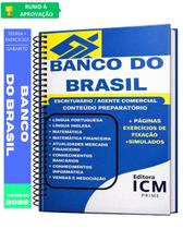 Apostila Banco Do Brasil 2026 Escriturário Agente Comercial Completa Atualizada