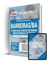 Apostila Barreiras BA 2022 - Ensino Médio/Técnico e Superior