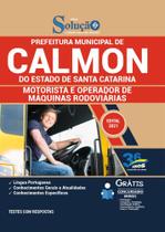 Apostila Calmon Sc Motorista E Operador Máquinas Rodoviárias