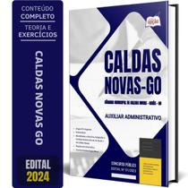 Apostila Câmara Caldas Novas Go 2024 Auxiliar Administrativo