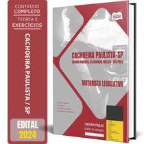 Apostila Câmara de Cachoeira Paulista - SP 2024 - Motorista Legislativo