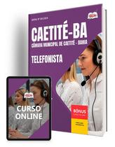 Apostila Câmara de Caetité - BA 2025 - Telefonista
