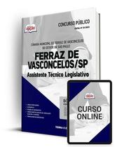 Apostila Câmara de Ferraz de Vasconcelos - SP - Assistente Técnico Legislativo