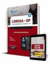 Apostila Câmara de Lorena - SP - Auxiliar de Secretaria - Editora Solução