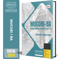 Apostila Câmara De Mucuri Ba 2024 - Auxiliar Serviços Gerais