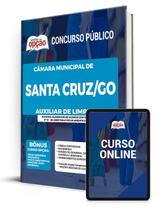 Apostila Câmara de Santa Cruz - GO - Auxiliar de Limpeza - Apostilas Opção