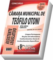 Apostila Câmara Municipal De Teófilo Otoni - Assistente Legislativo