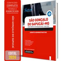 Apostila Câmara São Gonçalo Do Sapucaí Mg 2024 Agente