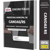 Apostila Canoas Rs - Técnico Municipal Em Fiscalização