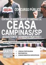 Apostila Ceasa Campinas Sp - Assistente Administrativo 1