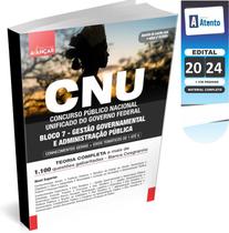 Apostila CNU 2024 - Concurso Nacional Unificado - Bloco 7 - Gestão Governamental e Administração Pública