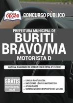 Apostila Concurso Buriti Bravo Ma - Motorista D