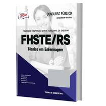Apostila Concurso Fhste Rs 2023 - Técnico Em Enfermagem