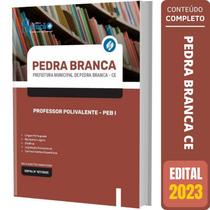 Apostila Concurso Pedra Branca Ce 2023 Professor Polivalente