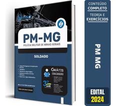 Apostila Concurso Pm Mg 2024 - Soldado - Editora Solucao
