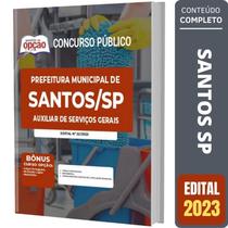 Apostila Concurso Santos Sp - Auxiliar De Serviços Gerais