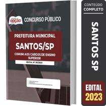 Apostila Concurso Santos Sp - Cargos De Ensino Superior