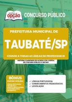 Apostila Concurso Taubaté Sp - Cargos De Professor 3