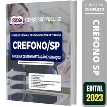 Apostila CREFONO SP - Aux. Adm. e Serviços 2023 - 246 Págs.