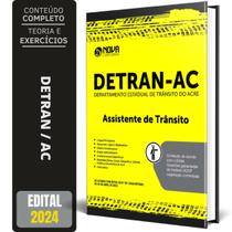 Apostila Detran Ac 2024 - Assistente De Trânsito - Nova Concursos