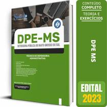 Apostila DPE MS Técnico de Defensoria Administrativa - Ed. Solução