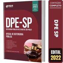Apostila Dpe Sp - Oficial De Defensoria Pública - Nova Concursos