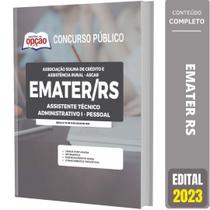 Apostila Emater Rs 2023 Assistente Administrativo 1 Pessoal