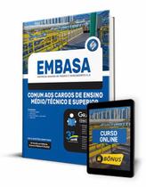 Apostila EMBASA 2022 Cargos Ensino Médio/Técnico e Superior