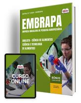 Apostila EMBRAPA 2024 - Analista - Ciência de Alimentos (Ciência e Tecnologia de Alimentos)