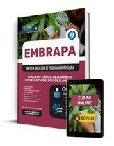 Apostila EMBRAPA 2024 - Analista - Ciência de Alimentos (Ciência e Tecnologia de Alimentos)