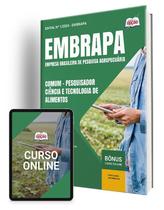 Apostila EMBRAPA 2024 - Comum - Pesquisador - Ciência e Tecnologia de Alimentos - Área 1 Apostila EMBRAPA 2024 - Comum - Pesquisador - Ciência e Tecnologia de Alimentos - Área 1