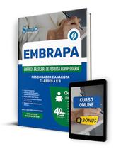 Apostila Embrapa 2024 - Pesquisador e Analista Classes A e B - Editora Solução