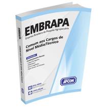 Apostila Embrapa 2025 Comum aos Cargos de Nível Médio/Técnico - Editora Apcon