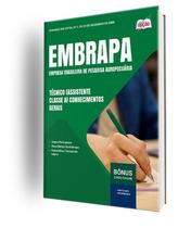 Apostila Embrapa 2025 Técnico Assistente Classe A - Apostilas Opção
