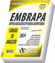 Apostila Embrapa Analista Parte Comum aos Cargos - CURSO OFICIAL