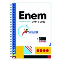 Apostila ENEM 2024 com 10 ANOS de Provas + Gabaritos + Folhas de Redação (Provas de 2014 a 2023) - JDM Impressões