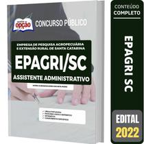 Apostila Epagri Sc - Assistente Administrativo