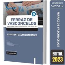Apostila Ferr De Vasconcelos Sp Assistente Administrativo