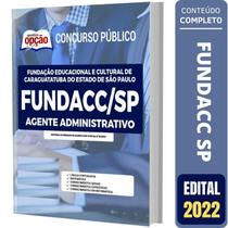 Apostila Fundacc Sp - Agente Administrativo