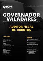 Apostila Governador Valadares Mg Auditor Fiscal De Tributos
