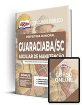 Apostila Guaraciaba - SC 2022 - Auxiliar de Manutenção